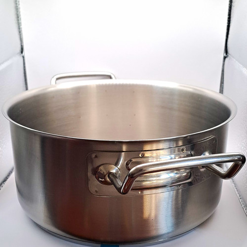 Edelstahl kochtopf silber rund - edelstahl,