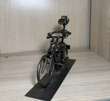 Deko Motorrad Biker Metall