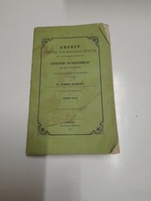 1857. Archiv für die