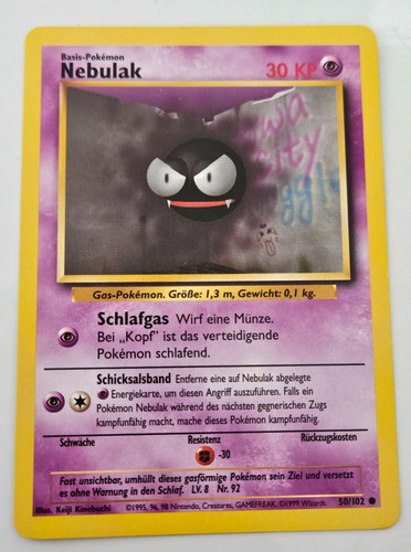 Pokemon karte nebulak - pokemon,