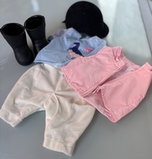 Baby Born Reiterset Stiefel Helm Weste Pulli Pferde Reithose Puppen Kleidung