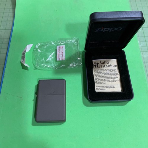 Zippo solid titanium - zippo,
