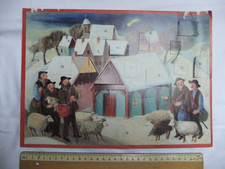 alter  Adventskalender  DDR , Oberlausitzer Kunstverl. Ebersbach 1984