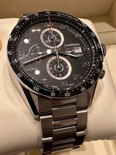 Tag Heuer Carrera Caliber 1887 Chronograph CAR2A11-4 Uhr schwarz mit Box