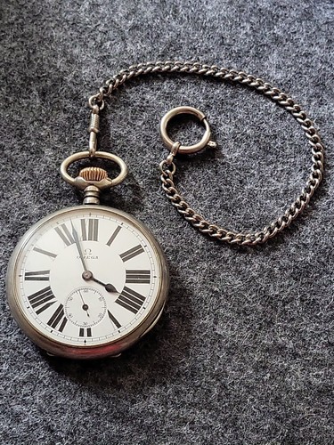 Antike open face taschenuhr - open,