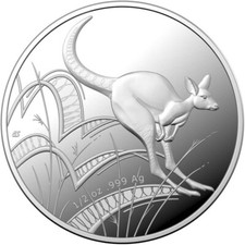 Silber Känguru - Silver