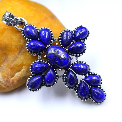 Handgefertigter blauer
