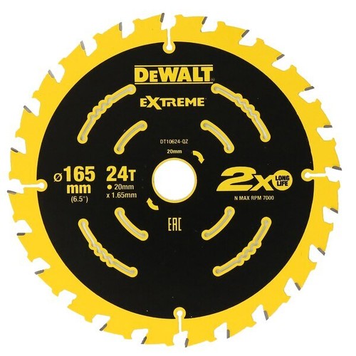 Dewalt dt10624 165 - 20, mm