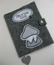 Mutterpasshülle★aus Wollfilz★Geburt★Taufe★Schwangerschaft★handmade★zauberfaden1