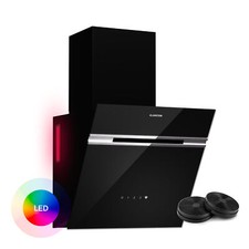 Klarstein Dunstabzugshaube 40cm Wandhaube 570 m³/h leise EEK A Touch LED Leuchte