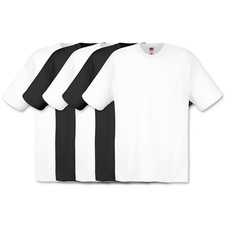 5er Fruit of the Loom Herren T-Shirt Shirt Original Tshirt Set Bunt Mix S - 5XL