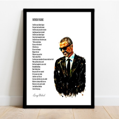 George michael framed art - michael,