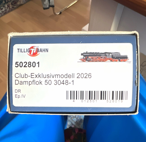 Tillig 120 dampflok br - tillig, 1:120