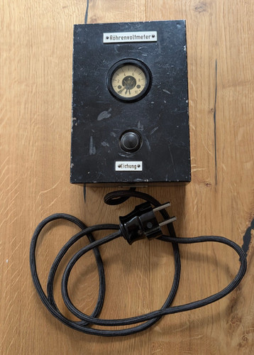 Röhrenvoltmeter opto 40er - röhrenvoltmeter,