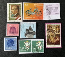 Lot von 9 Briefmarken
