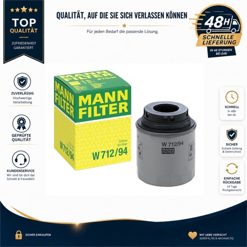 Mann filter 712 - mann-filter, Ölfilter