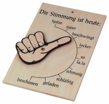 Holz Stimmungsbarometer