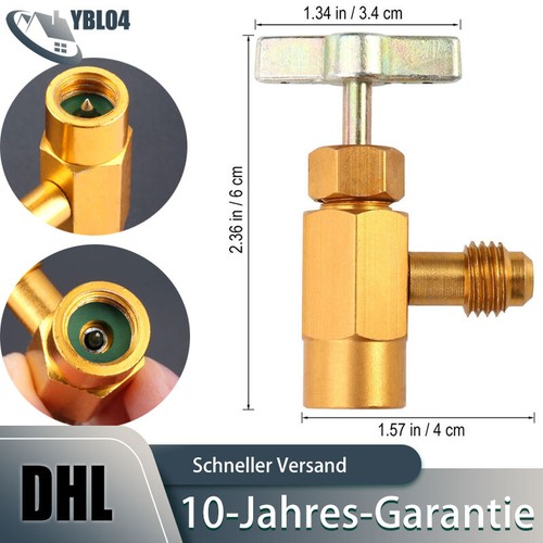 R134a kältemittelventil 2 - r134a, 1/2