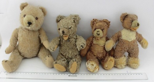 Alte steiff teddy bär old - 4,