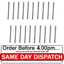 M3 Türgriffschraube / Verbinder zur Befestigung von Griffen und Rosetten - 20 Stück  