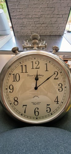 Wanduhr silber gebraucht - silber,