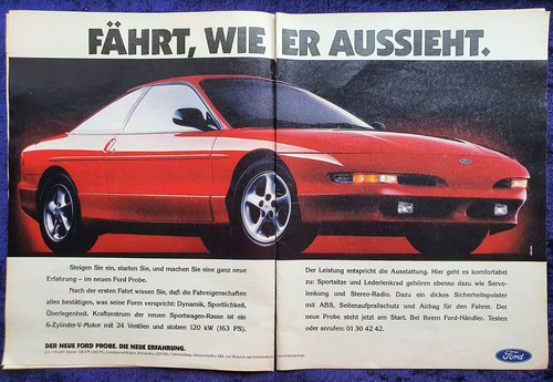 Ford probe originale - probe,, werbung