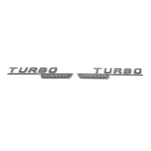 Schriftzug turbo 4matic dark - turbo,