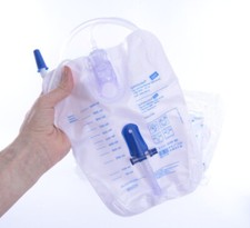 Beinbeutel 1000ml Steril 24h Tag und Nacht-Urinbeutel 90/130cm Schlauch SERVONA