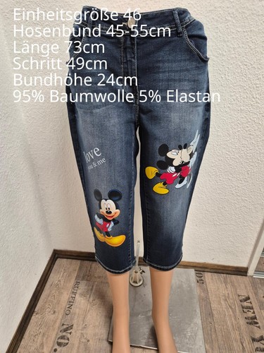 Mickey mouse capri jeanshose - mickey,