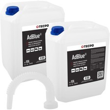 2x 10L ADBLUE HARNSTOFFLÖSUNG SCR ABGASREINIGUNG AD BLUE MIT TRICHTER DIESEL TDI
