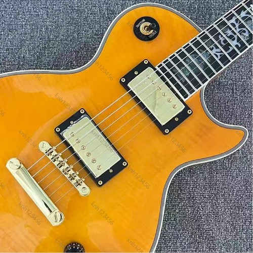 Single cutaway guitar tiger - single,