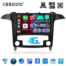 6+128GB Für Ford S-Max WA6 2007-2015 Android 14 Autoradio CarPlay GPS Navi KAM+