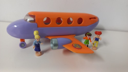 Polly pocket flugzeug - pocket, 🧡