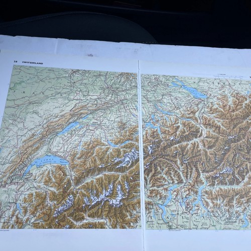 1993 map switzerland - of,