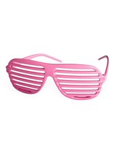 Atzenbrille pink
