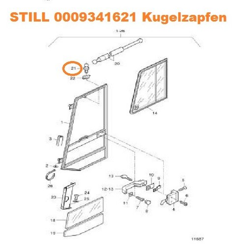 Still 0009341621 kugelzapfen - 0009341621,
