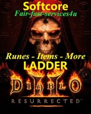 DIABLO 2 RESURRECTED SEASON 12 SOFTCORE UNID TORCH ANNI SUNDER MF D2R LADDER