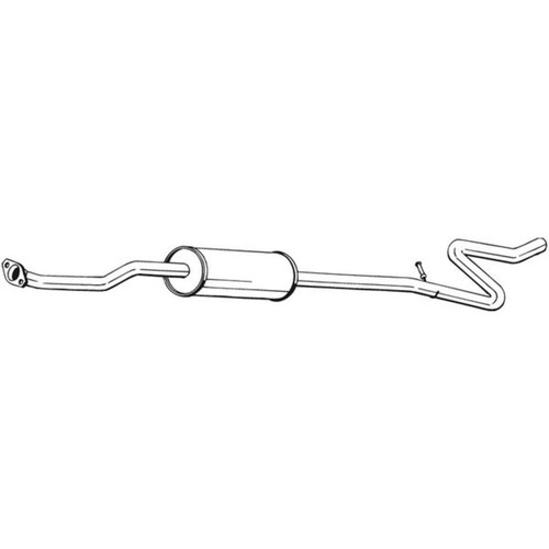Mittelschalldämpfer bosal - mittelschalldämpfer,