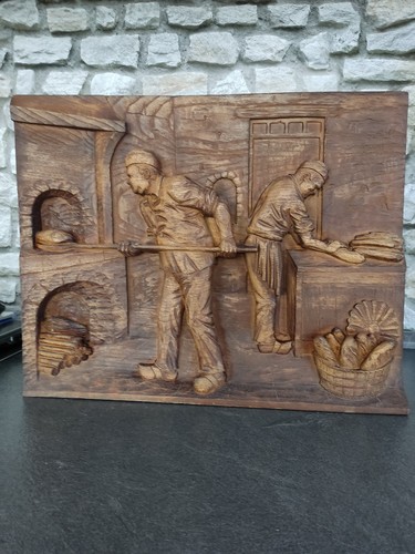 Altes holzbild wandbild - /,