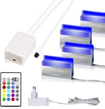 RGB-LED-Glasbeleuchtung | 4er