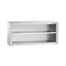 GGM Gastro Edelstahl Wandhängeschrank PREMIUM - 1400x400mm - ohne Schiebetür -