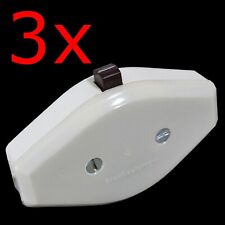 3 x Schnurschalter DDR weiß