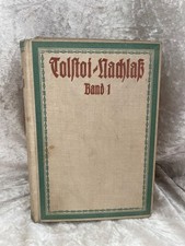 Nachgelassene Werke in drei Bänden Band 1 Tolstoi, Leo: