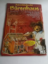 Großer 3D Adventskalender Bärenhaus basteln Bastelspaß für die Familie OVP