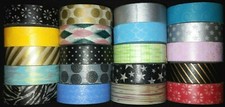 (0,20 €/ Meter) 1 Rolle Washi Tape Klebeband 15 mm x 10 Meter Dekoband