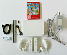 Nintendo Wii Konsole weiß + 2 Spieler Set + New Super Mario Bros + HDMI