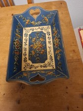 Bäuerliches Tablett Holz mit Bemalung