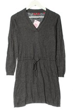 S.OLIVER Strickkleid Damen Kleid Gr. DE 34 hellgrau Casual-Look