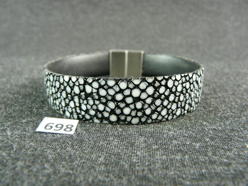 698 rochenleder armband 5 - rochenleder, 1,5