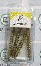 Zierschrauben / Holzschrauben Längsschlitz verschiedene Größen und Materialen